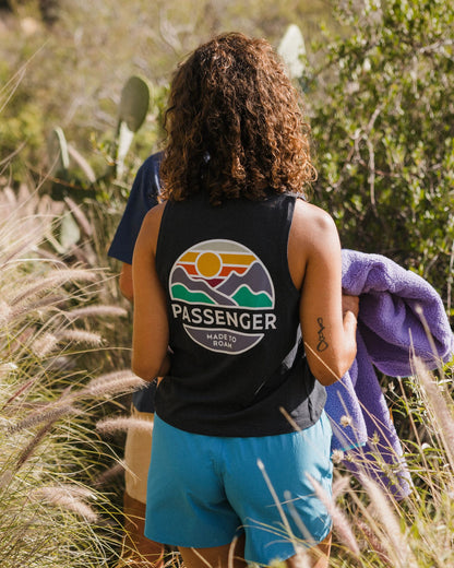 Laidback Recycled Cotton Vest - Black - Lifestyle