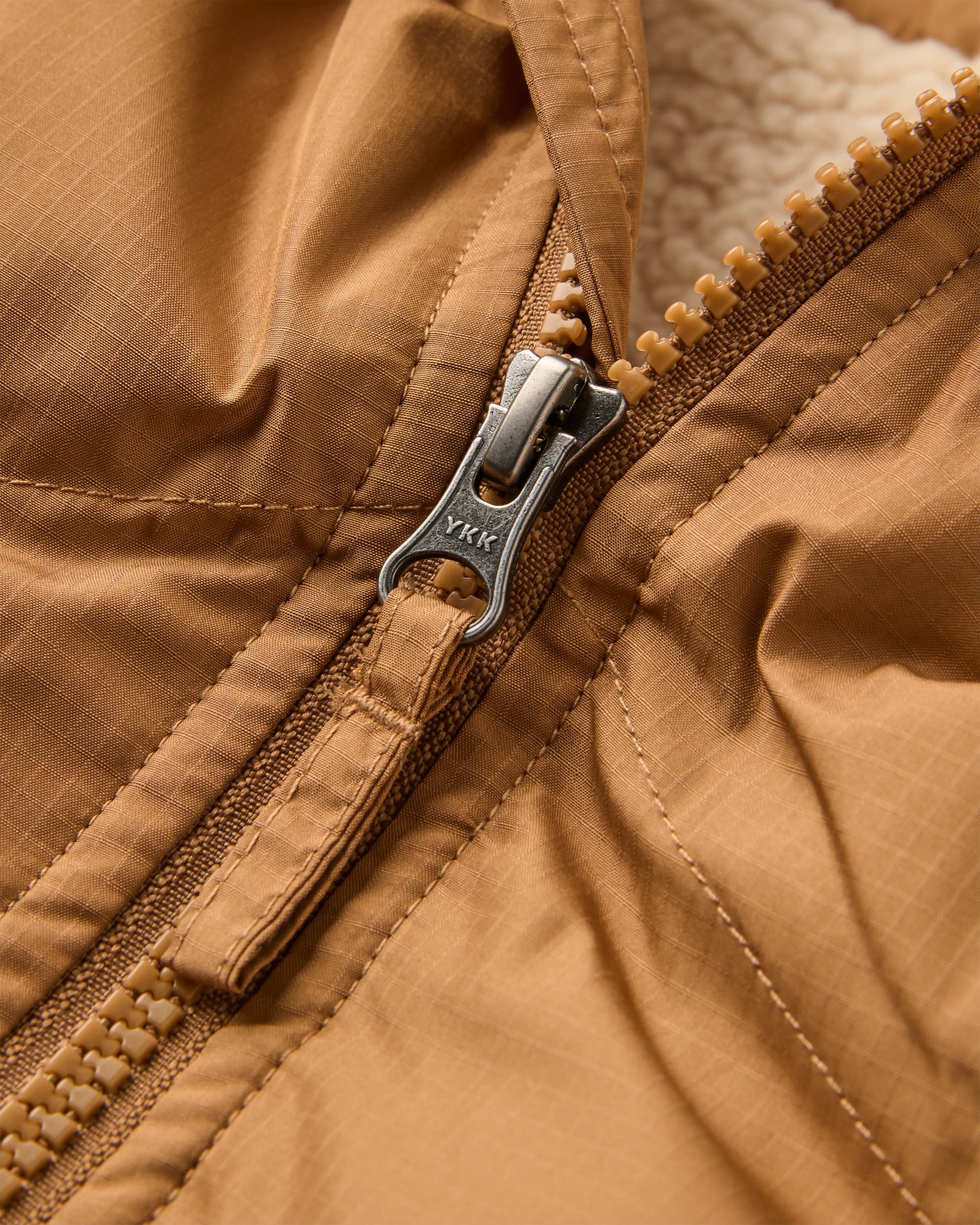 Kinsey Recycled Jacket - Toffee - Flatlay