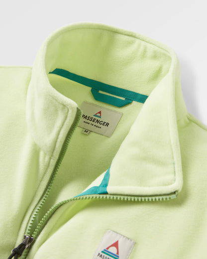 Ayla Recycled Micro Polartec® Fleece - Soft Lime Juice