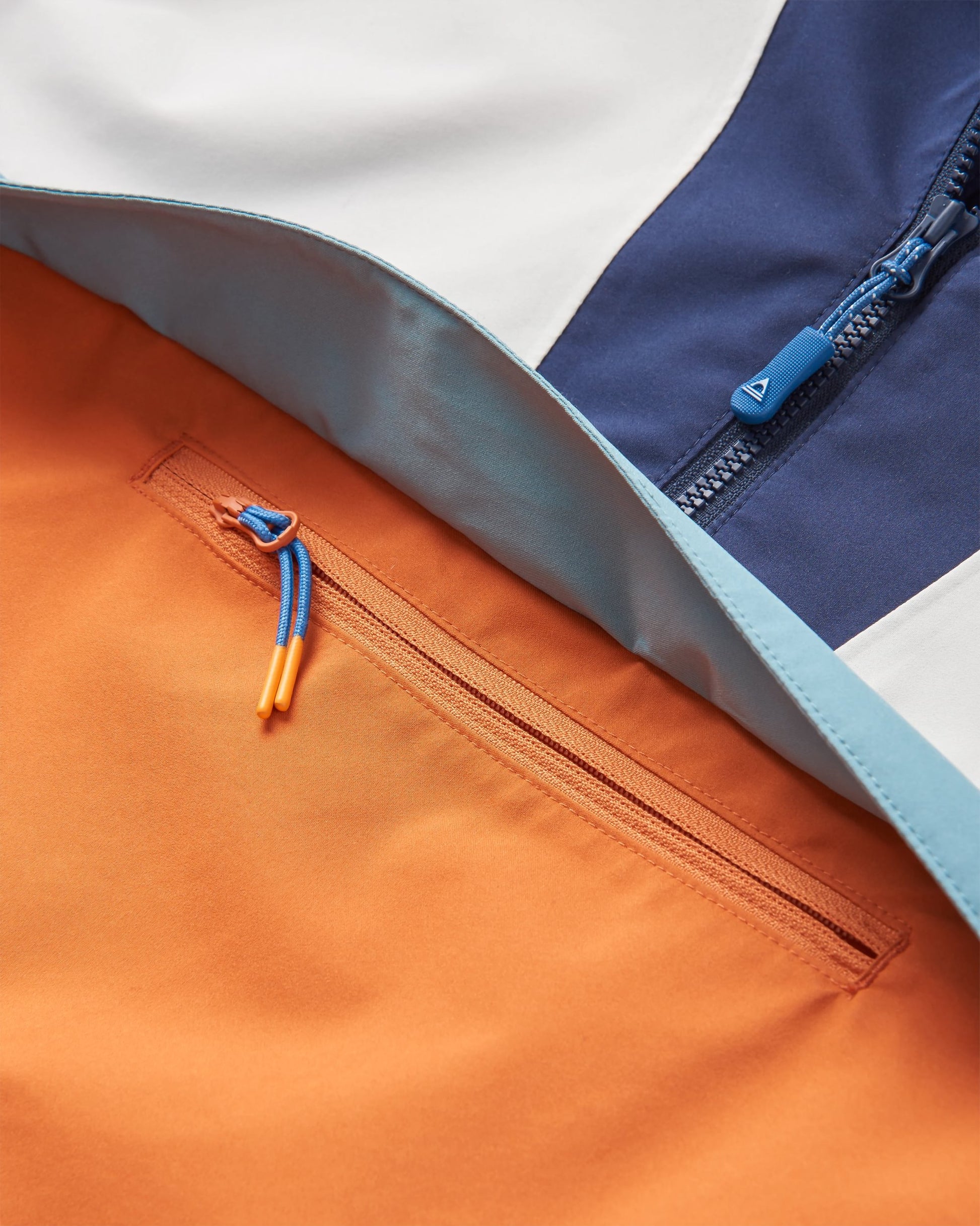 Skyline Recycled Waterproof Anorak - Burnt Orange/Birch