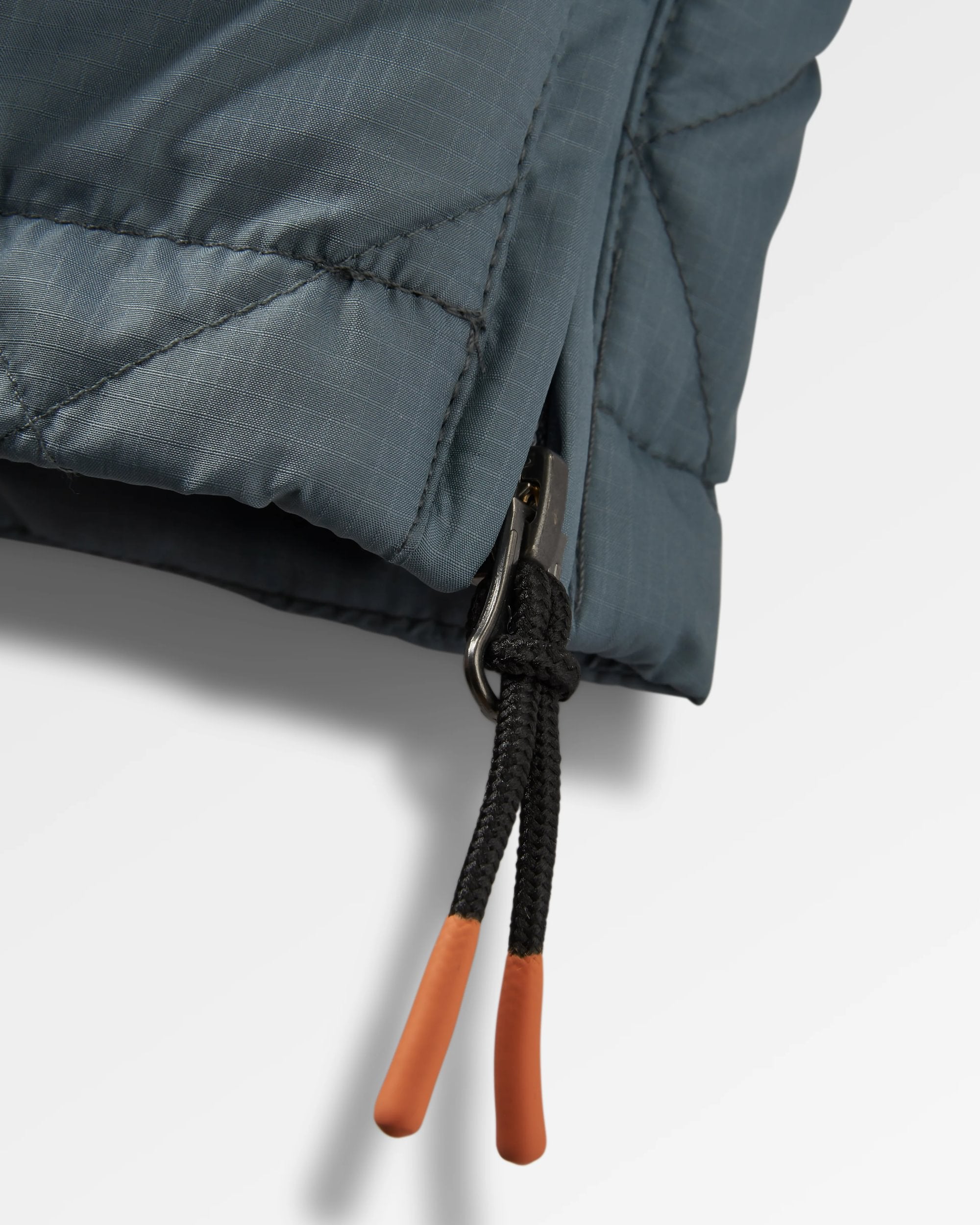 Oceanic Recycled Insulated Anorak - Storm Grey/Deep Plum - Flatlay