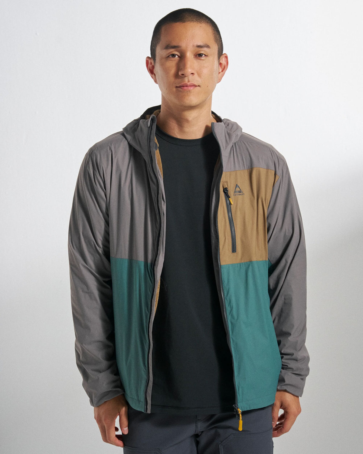 Tahoe Lined Windproof Jacket - Deep Ocean/Slate Grey - Studio Model