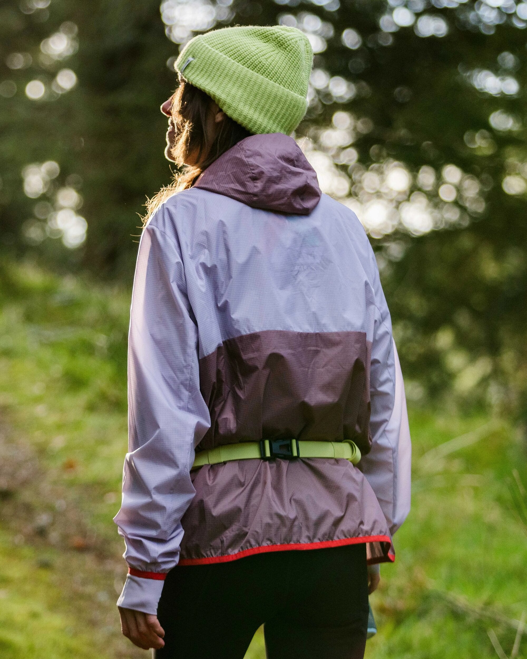 Viento Recycled Windshell Anorak - Lilac Mist/Grape - Lifestyle