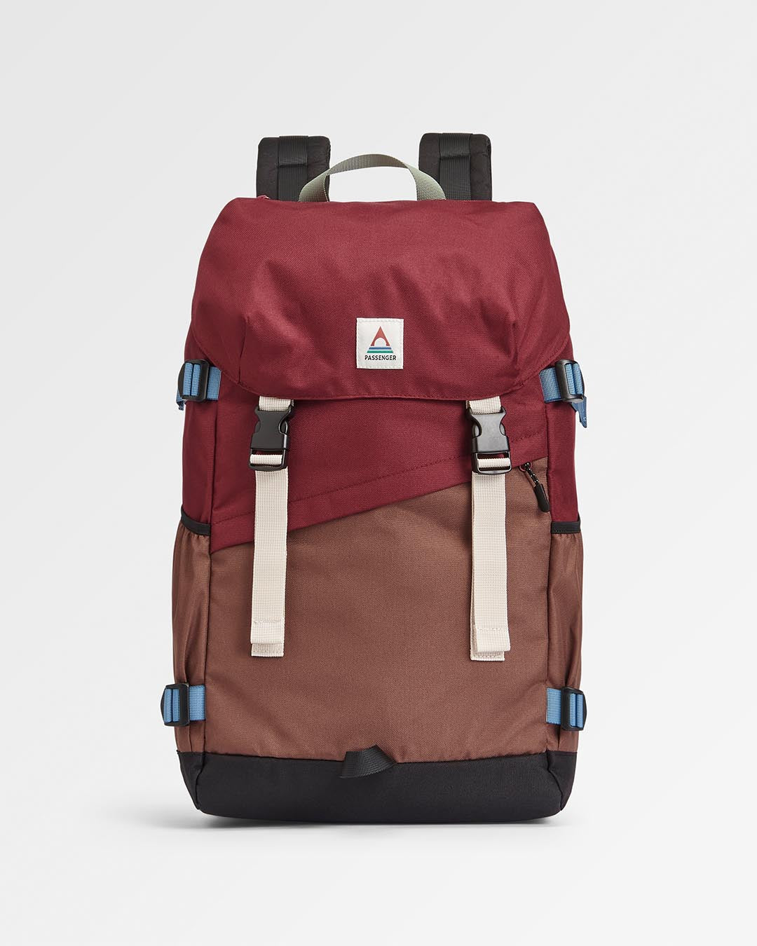 Boondocker Recycled 26L Backpack - Burgundy/Chestnut - Flatlay