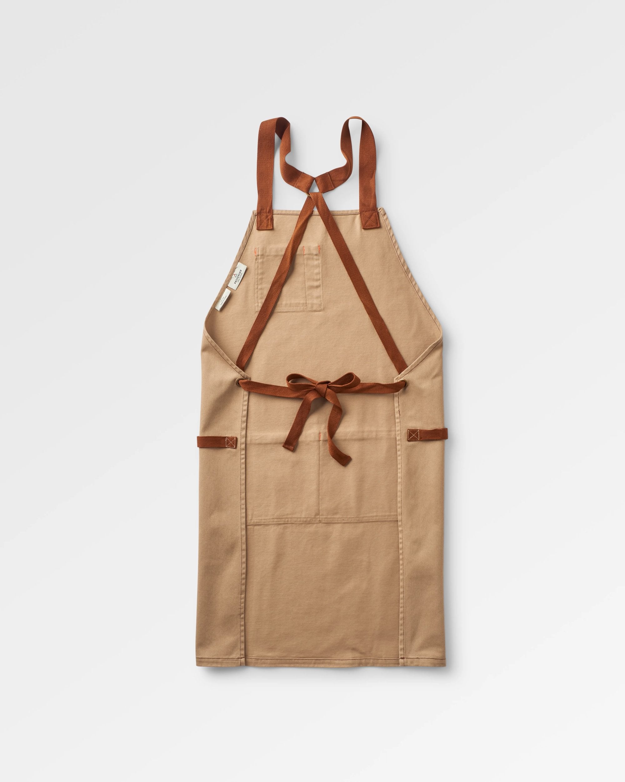Campfire Recycled Cotton Apron - Elmwood - Flatlay