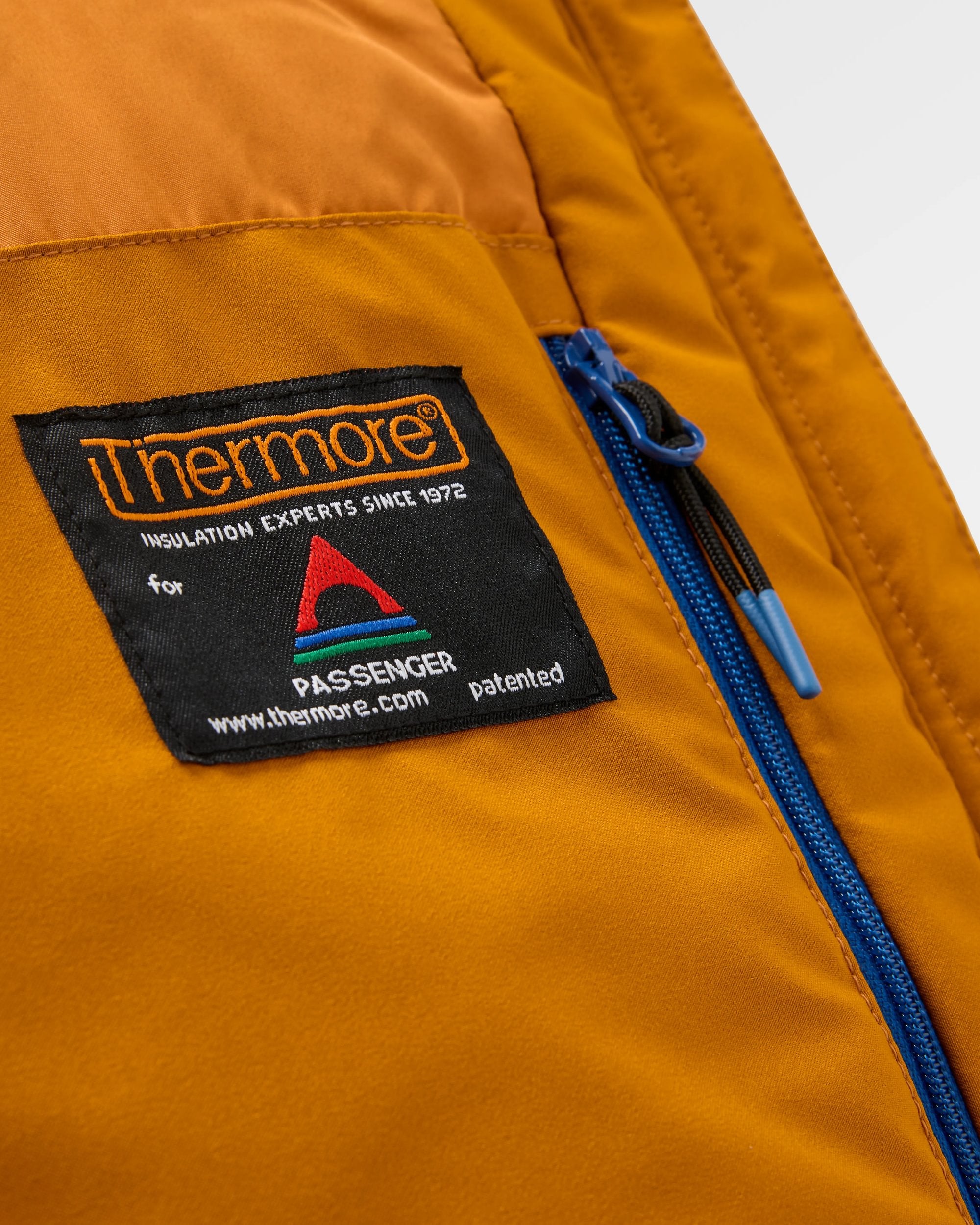 Elevate Insulated Waterproof Jacket - Retro Orange - Flatlay