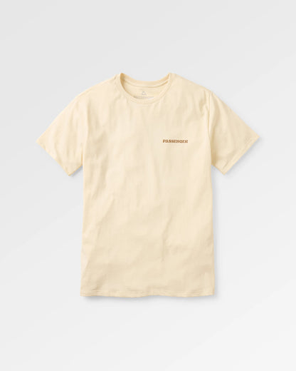 Patches Recycled Cotton T-Shirt - Birch - Flatlay