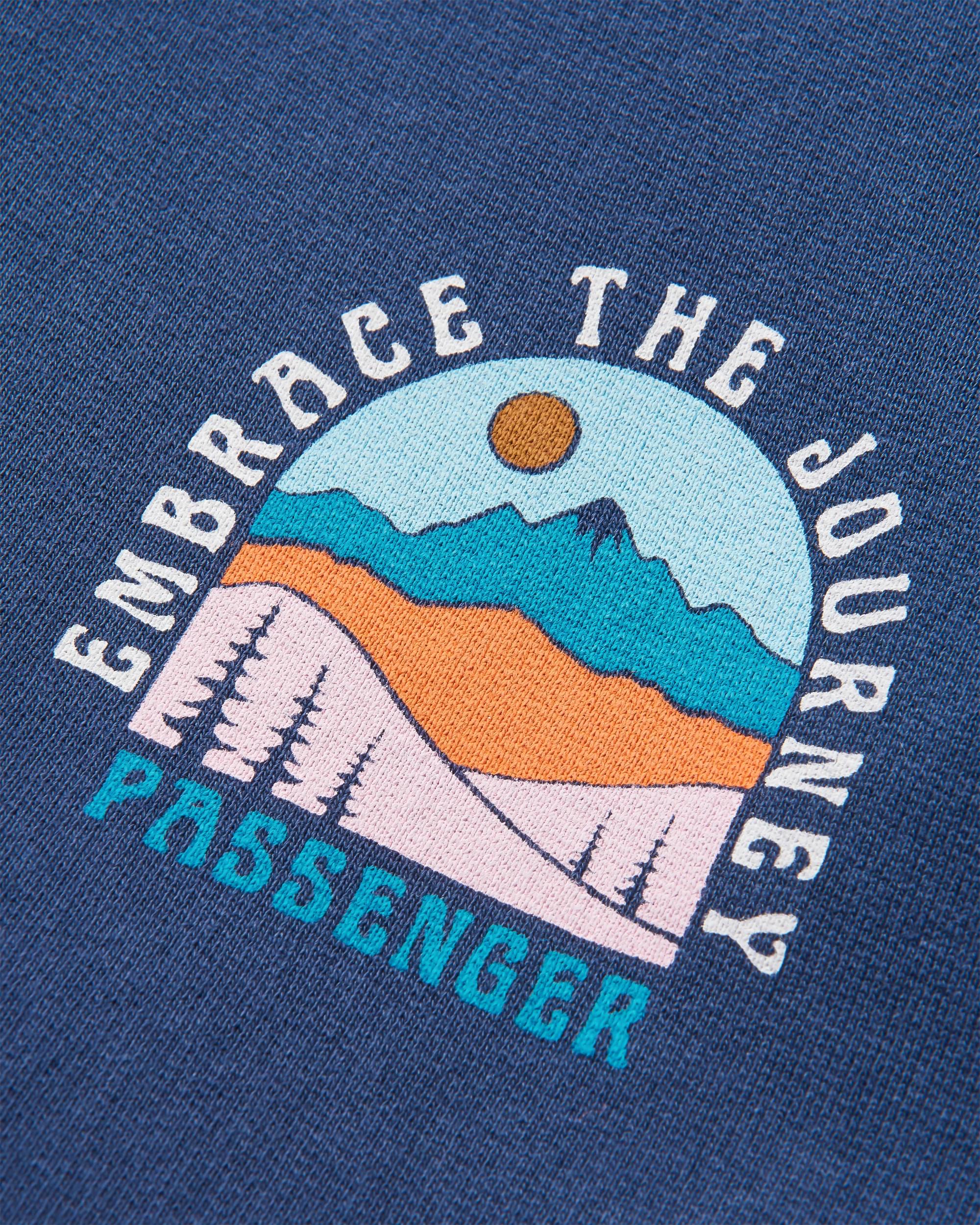 Outlook Sweatshirt - Rich Navy - Flatlay