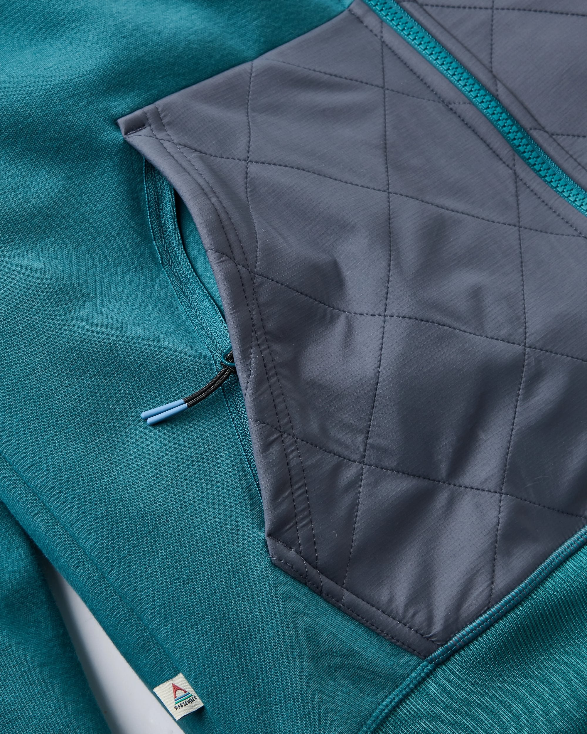 Solscape Men's Active Hoodie - Mediterranean - Flatlay
