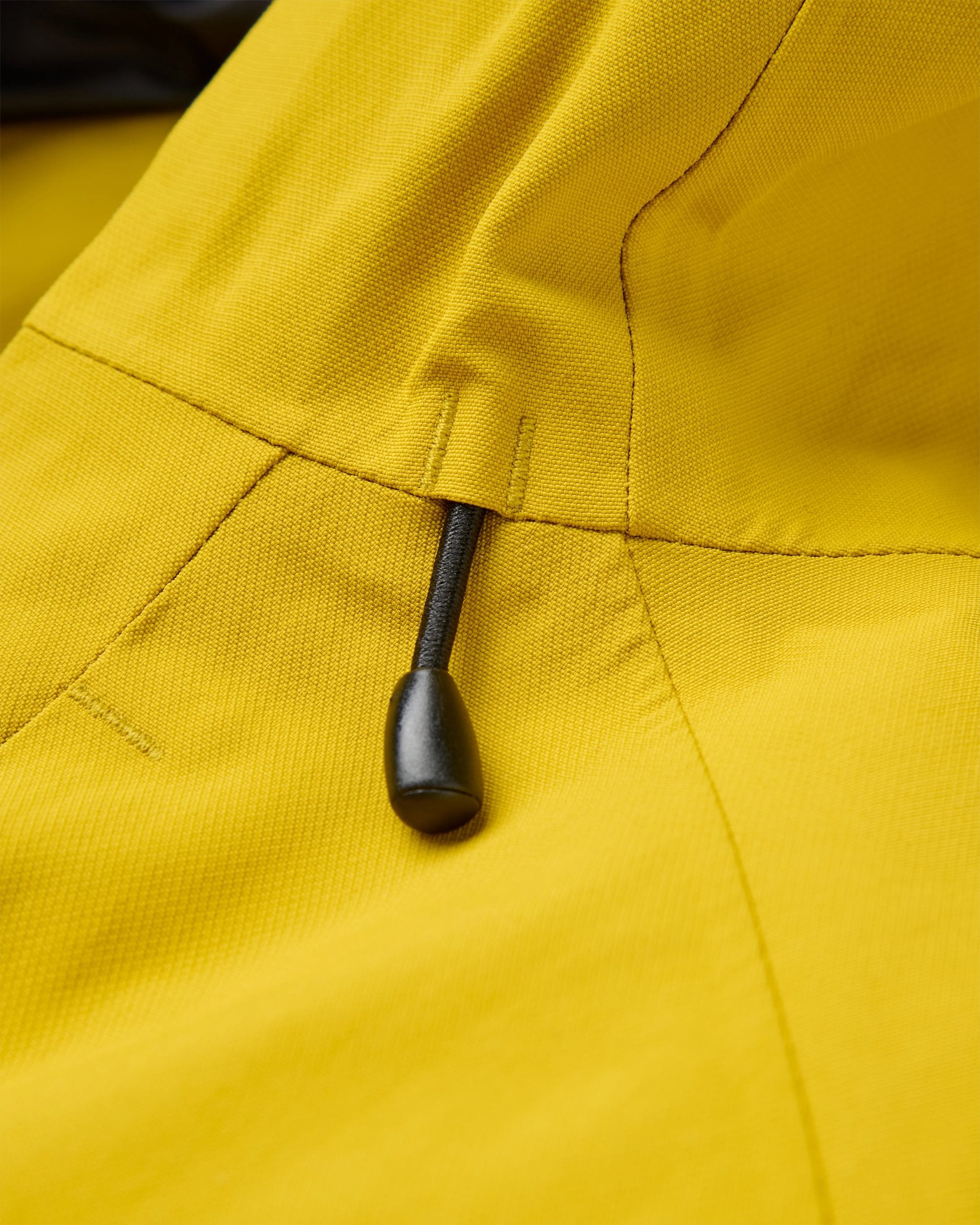 Serein Waterproof Parka - Heritage Yellow - Flatlay