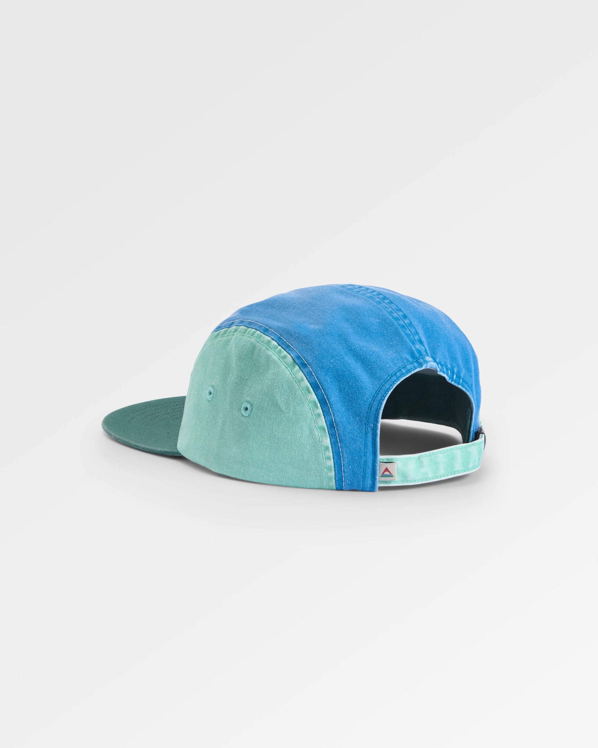 Fixie Organic 5 Panel Cap 2.0 - Aquamarine - Flatlay