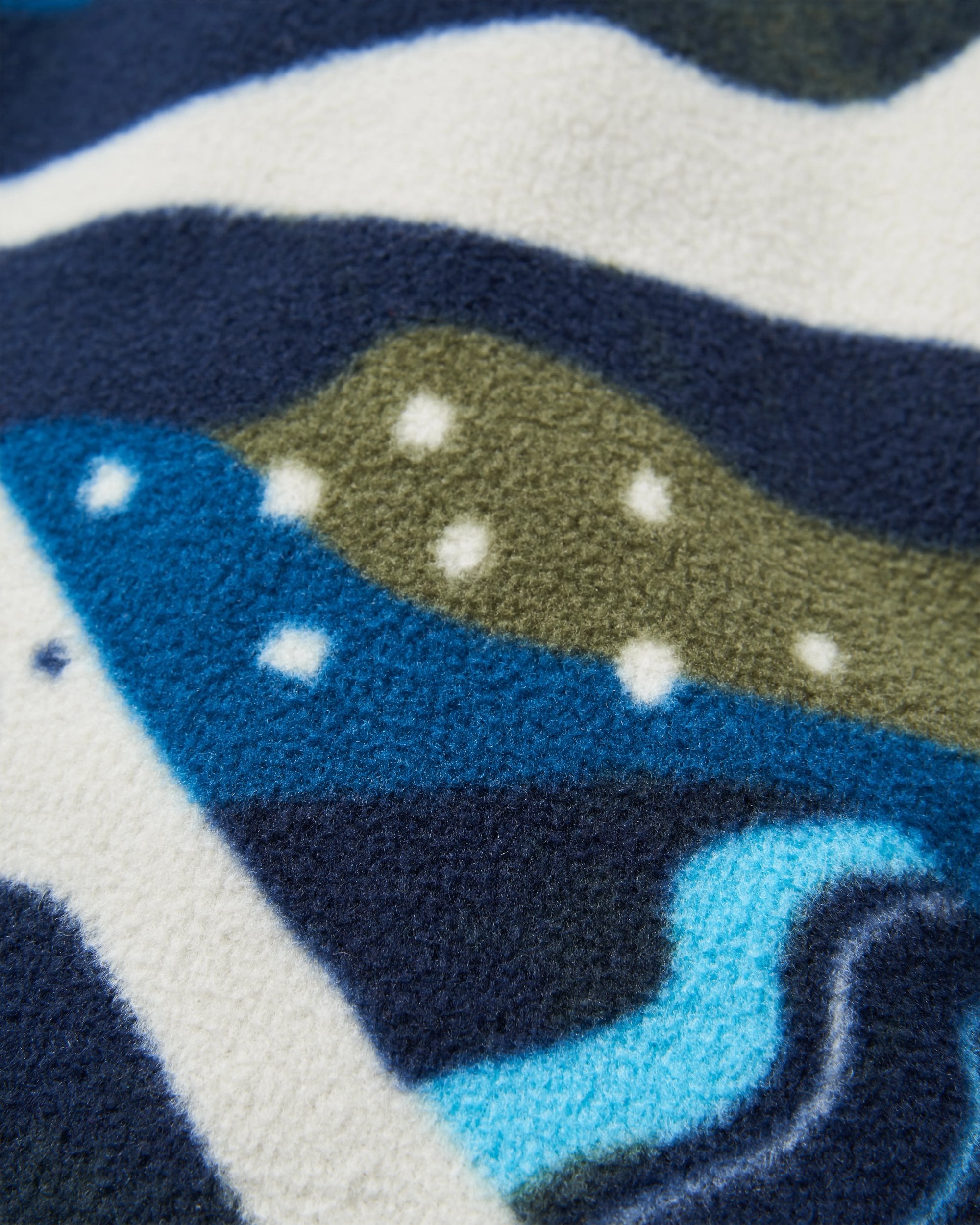 Ace Recycled Polar Fleece Joggers - Adventure Tidal Blue - Flatlay