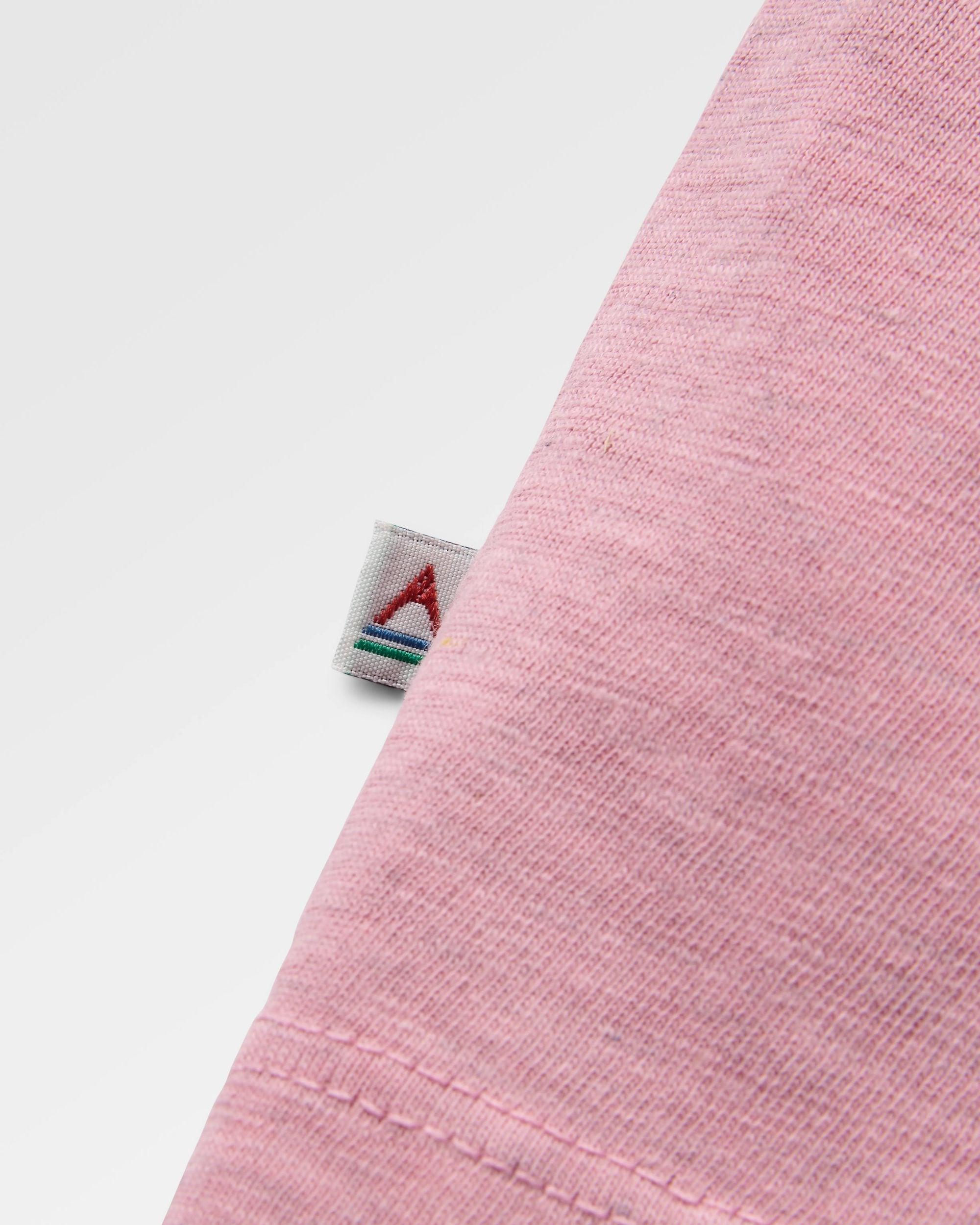 Odyssey Recycled Cotton T-Shirt - Pink Haze - Flatlay