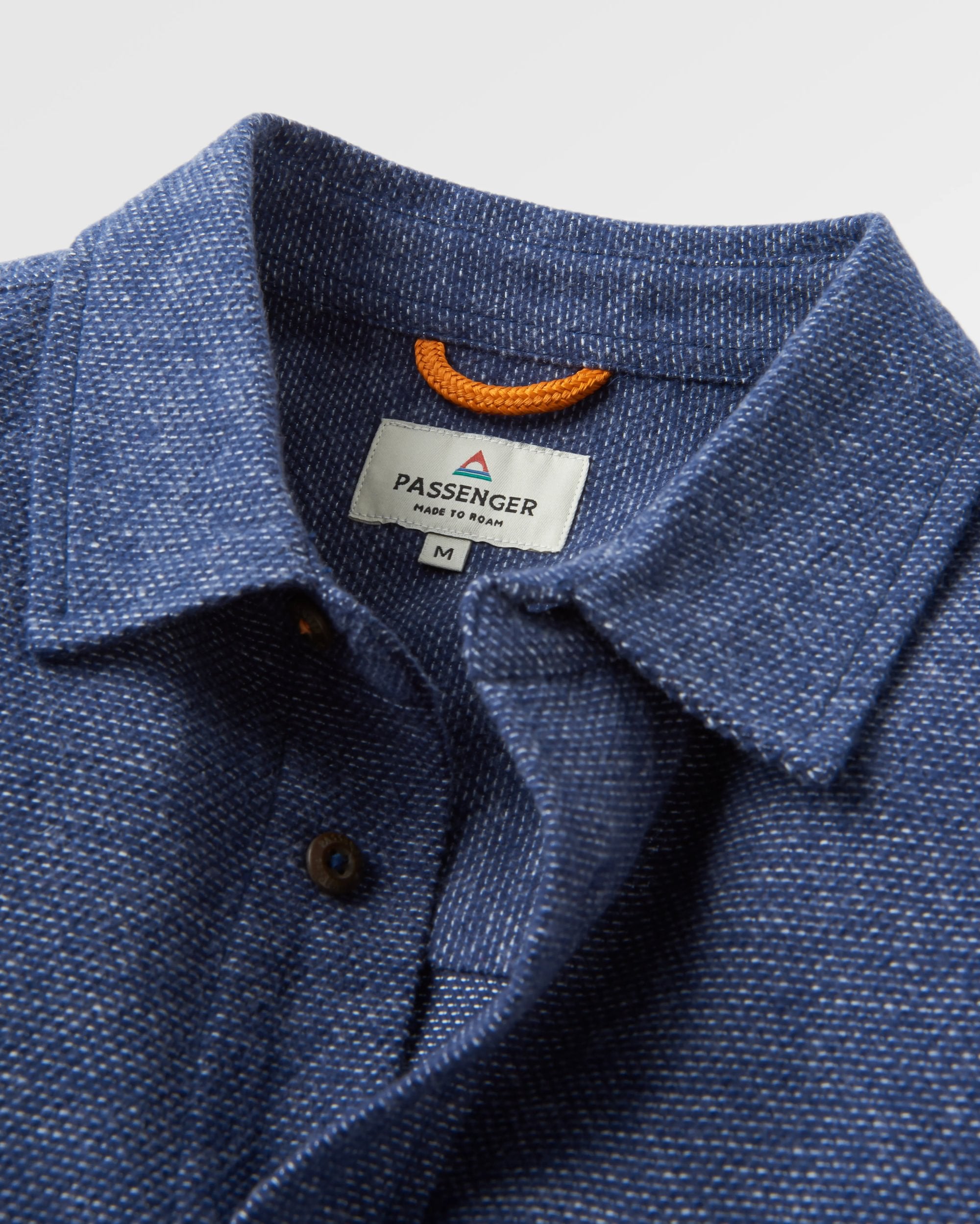 Backcountry Flannel Shirt - Rich Navy/Birch - Flatlay