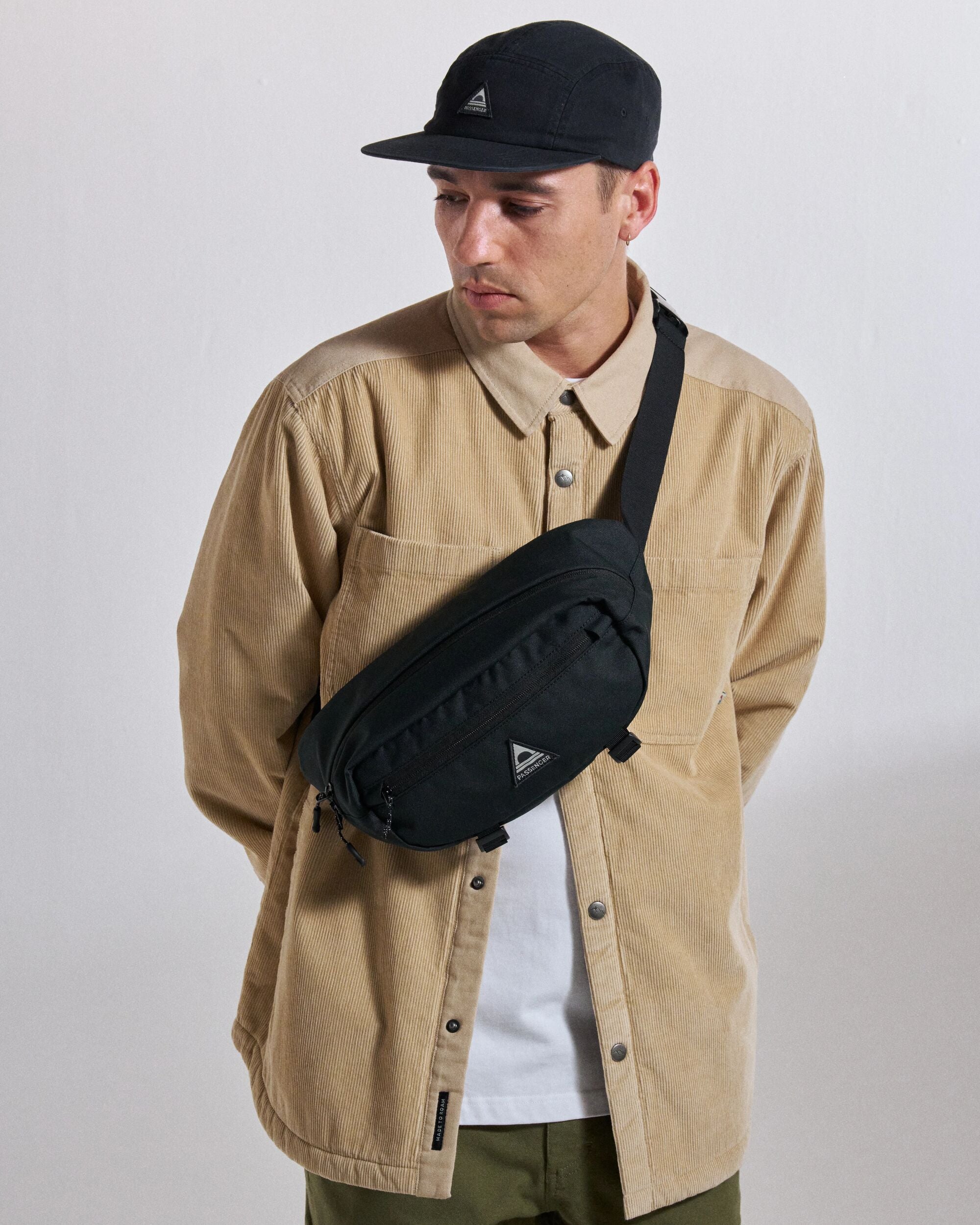 Boondocker Hip Pack - Black - Studio Model - Male