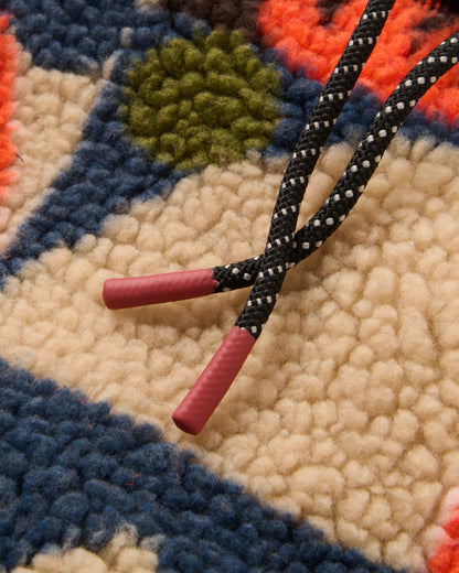Mulled Sherpa Fleece Snood - Lost On Purpose Khaki - Flatlay