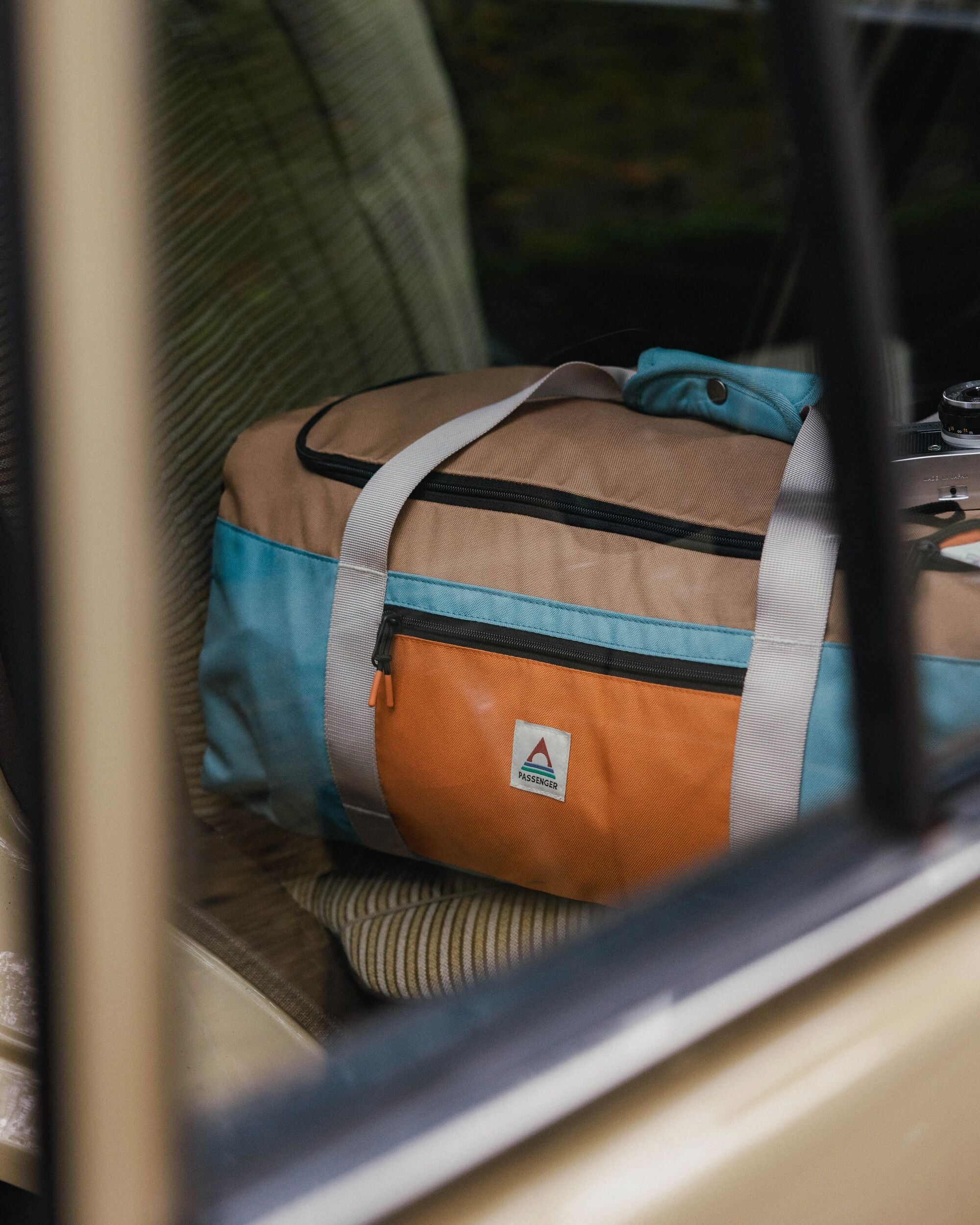 Boondocker Recycled 30L Duffel - Arctic/Retro Orange - Lifestyle
