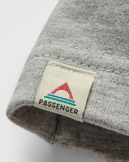 Beyond Relaxed Fit LS T-Shirt - Grey Marl - Flatlay