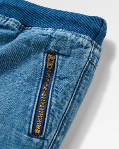 Hydrilla Denim Jogger - Denim Blue - Flatlay