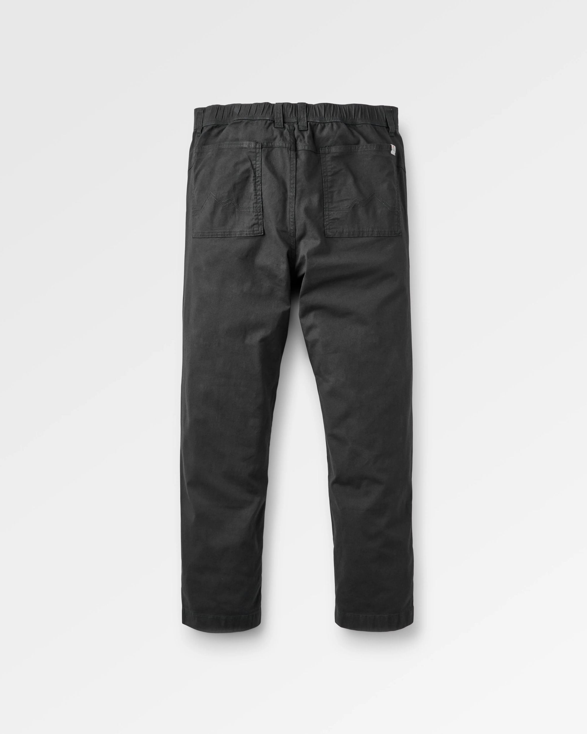 Kimmer Organic Cotton Trouser - Black - Flatlay