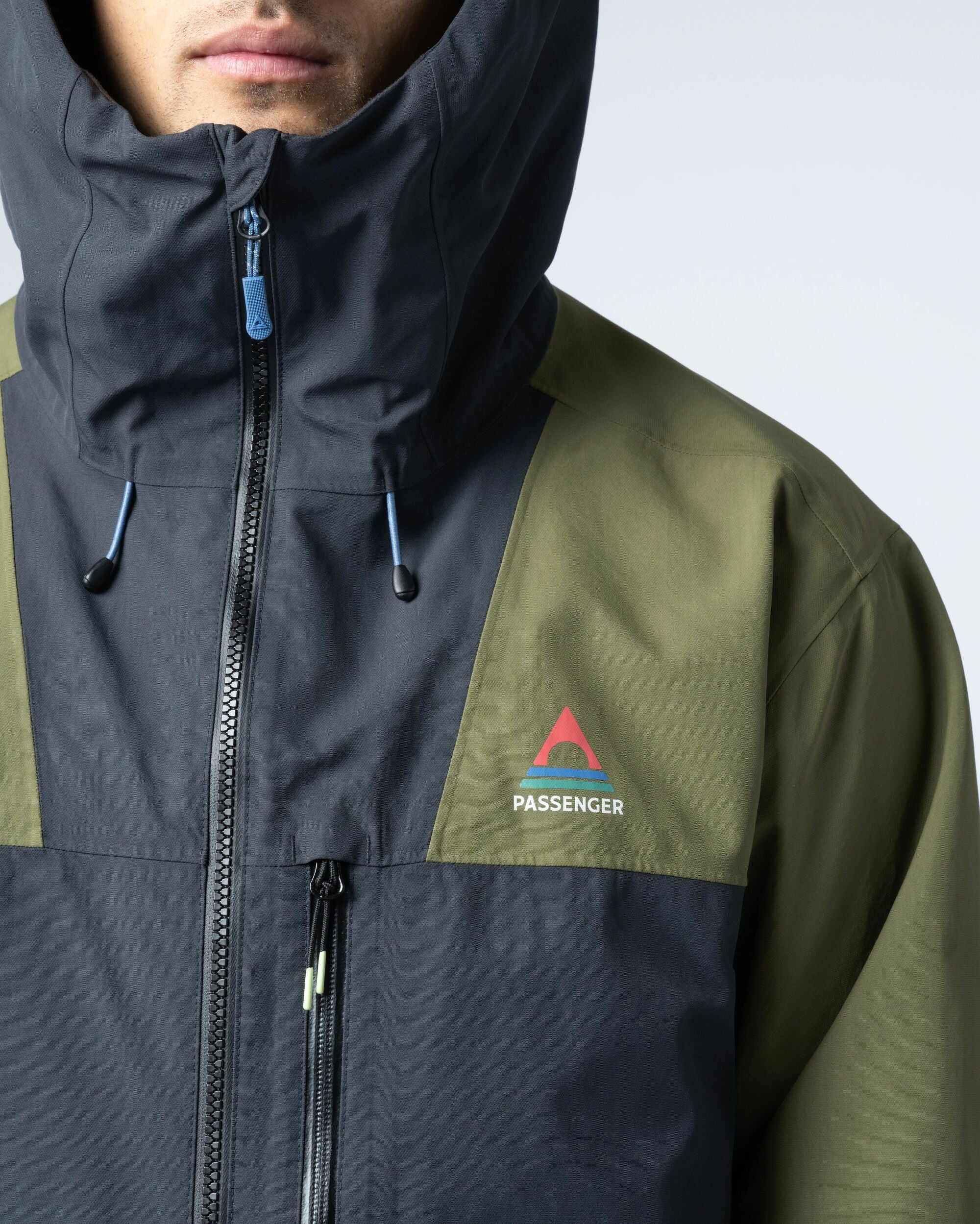 Snowscape Men's Recycled Jacket - Black - Flatlay