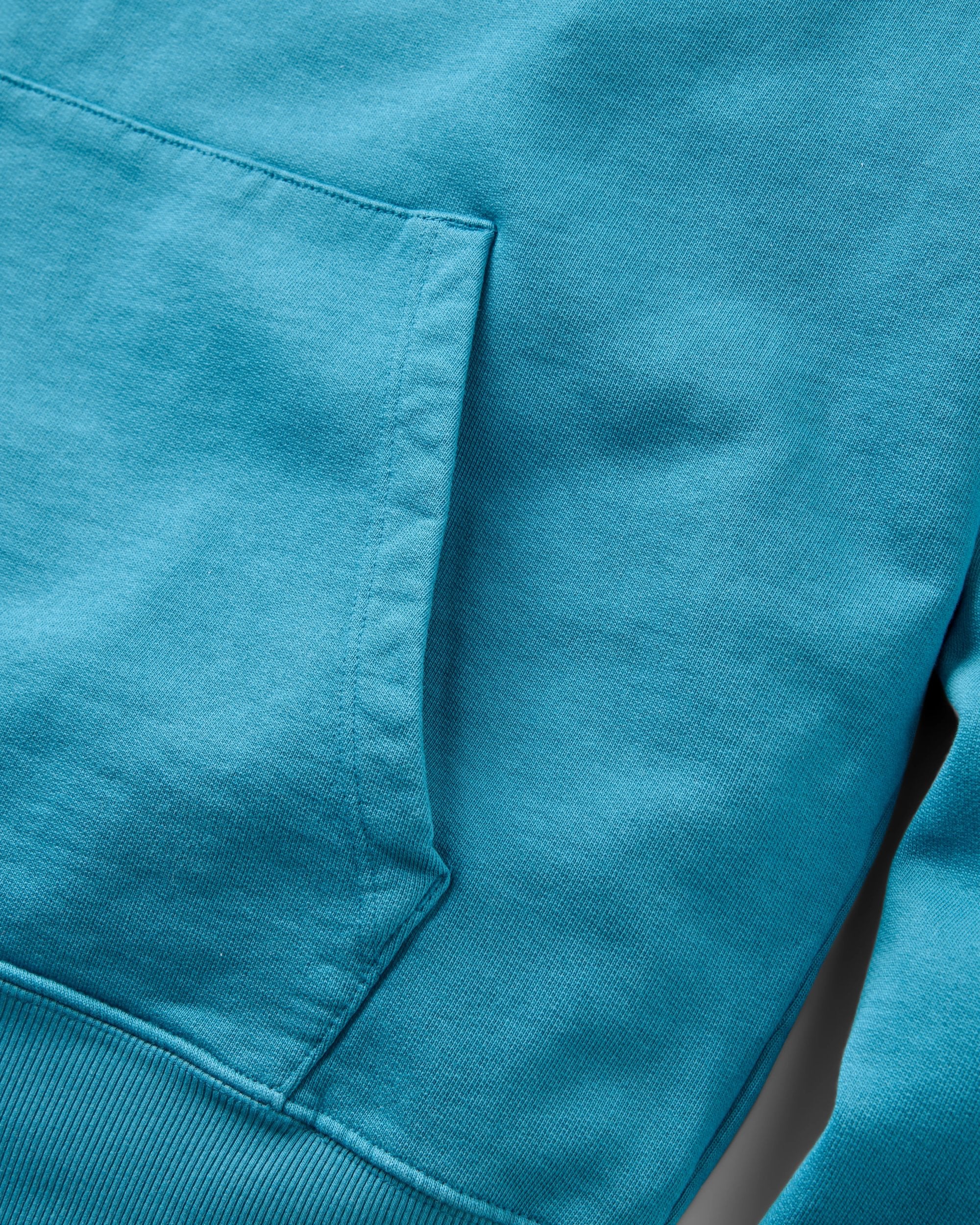 Passenger Relaxed Fit Hoodie - Blue Steel - Flatlay