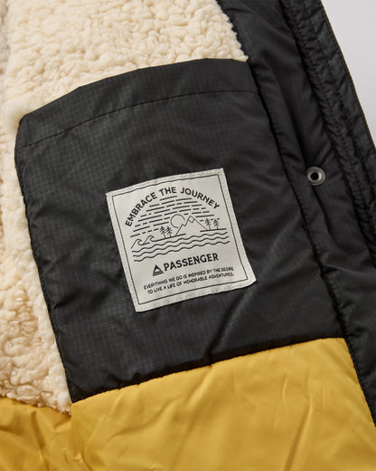 Tasman Long Insulated Jacket - Black - Flatlay