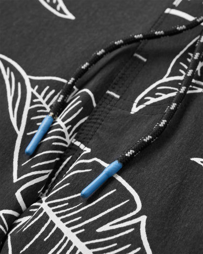 Cruiser Netplus® Recycled 21" Boardshort - Palm Faded Black - Flatlay