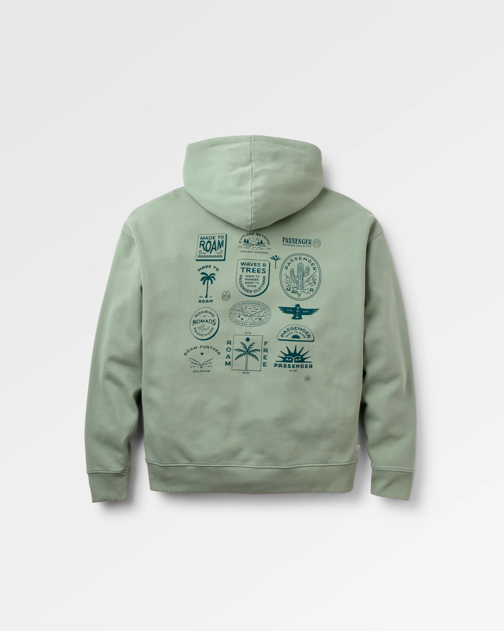 Sonoma Relaxed Fit Hoodie - Pistachio - Flatlay