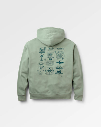 Sonoma Relaxed Fit Hoodie - Pistachio - Flatlay