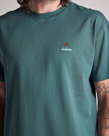 Vita Organic Relaxed Fit T-Shirt - Deep Ocean - Studio Model