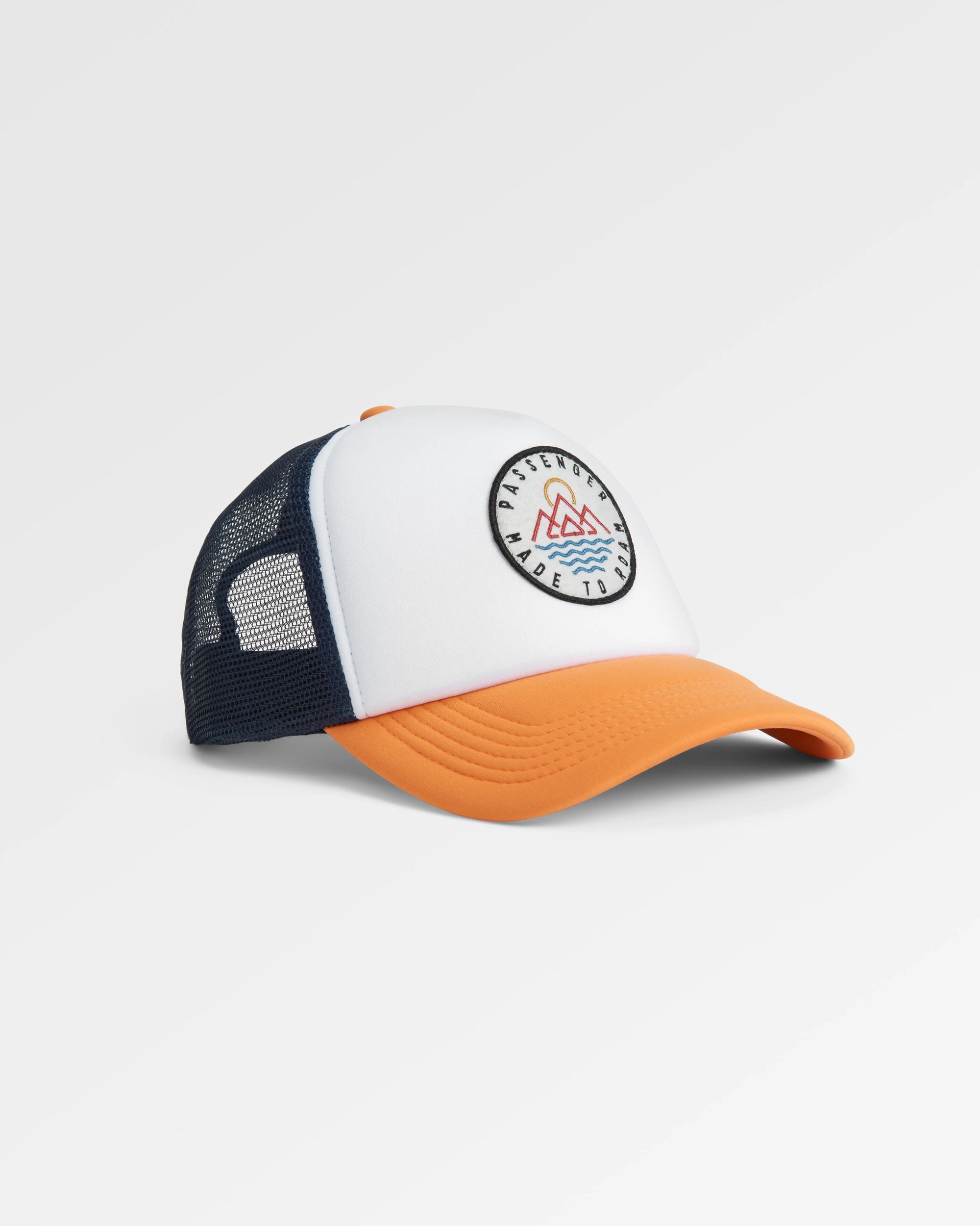 Escapism Trucker Cap - Apricot - Flatlay