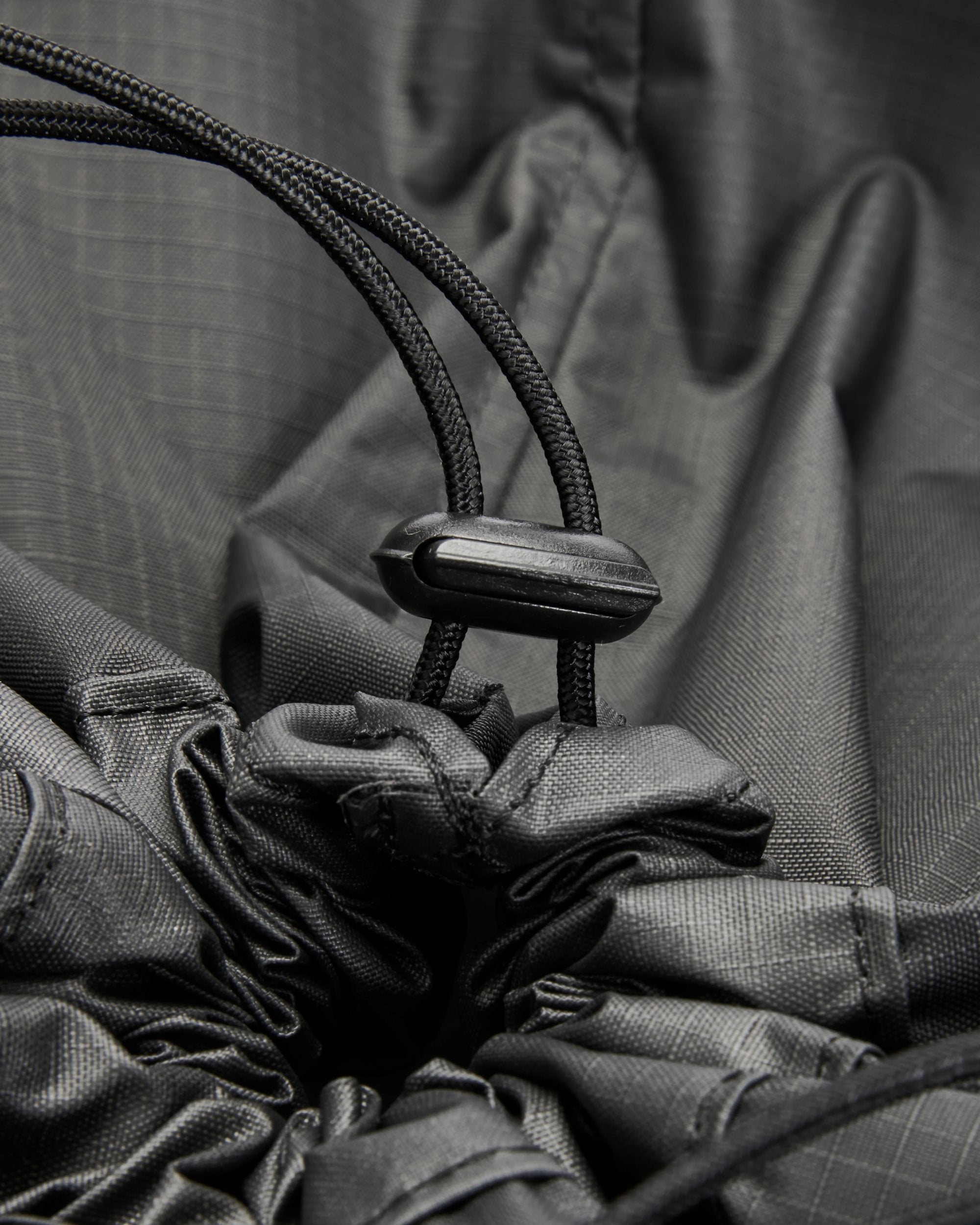 Tide Recycled Nylon Changing Bucket Bag - Black - Flatlay