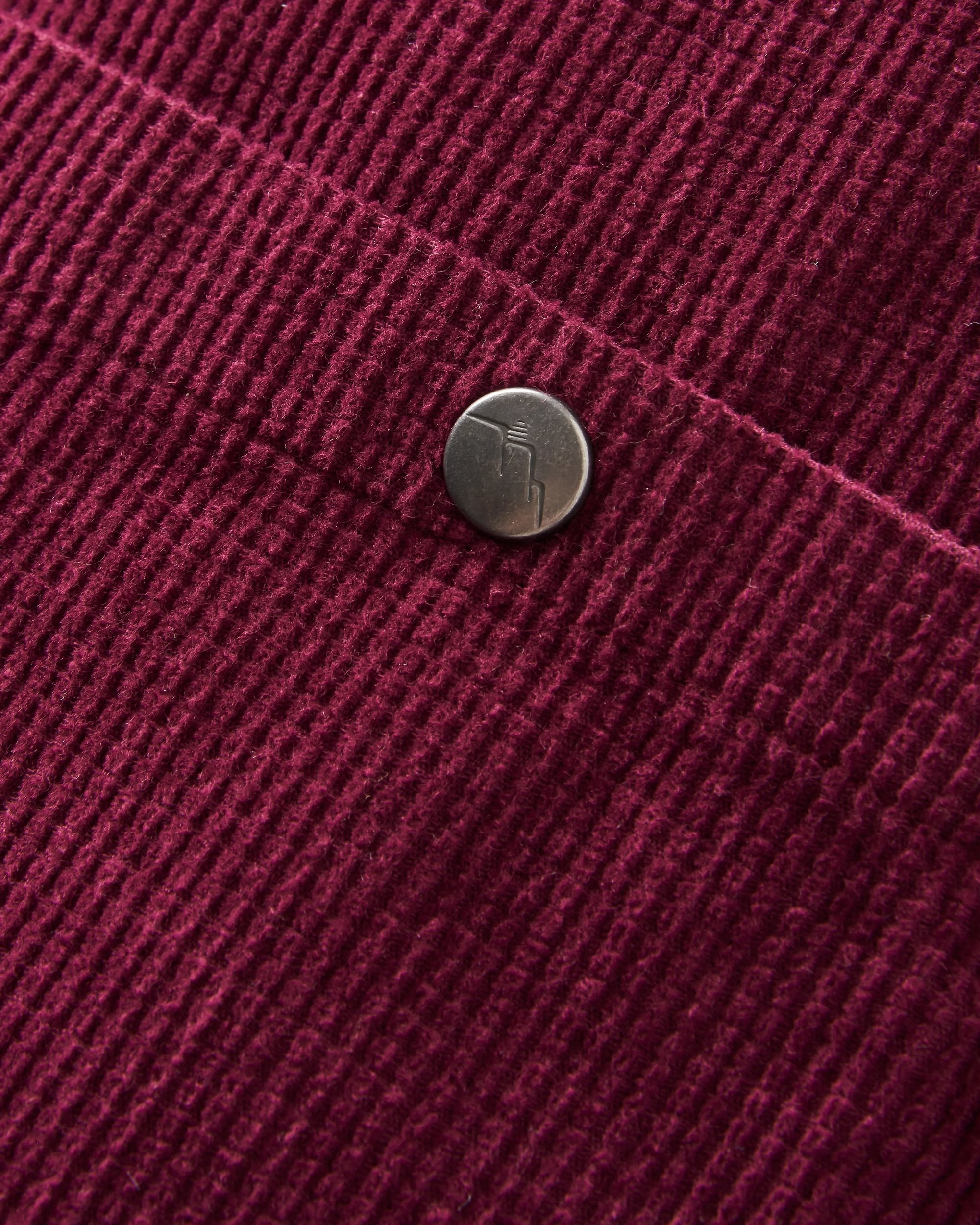 Harvest Organic Cotton Cord Overshirt - Fig - Flatlay