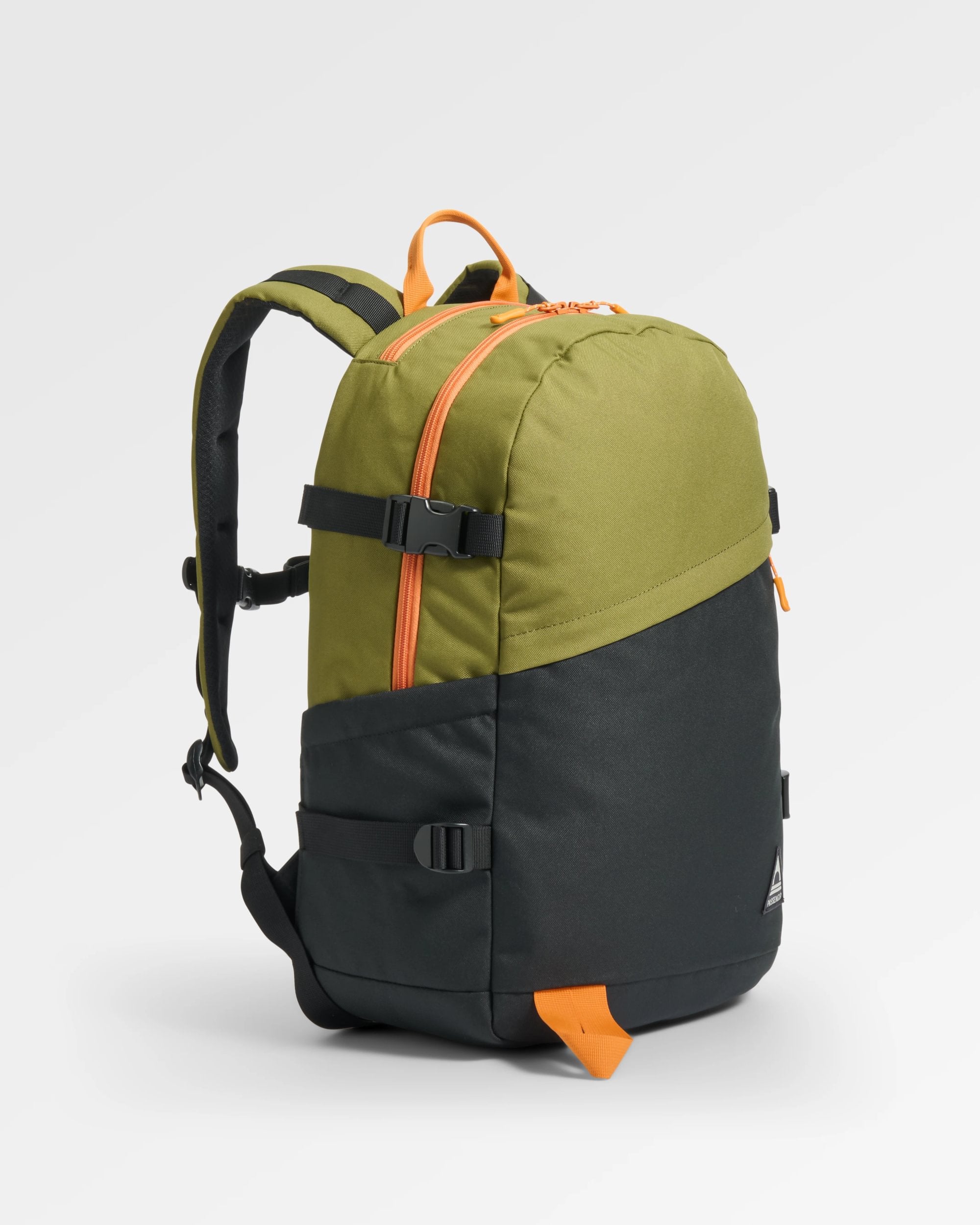 Boondocker Zip 22L Backpack - Black/Khaki - Flatlay