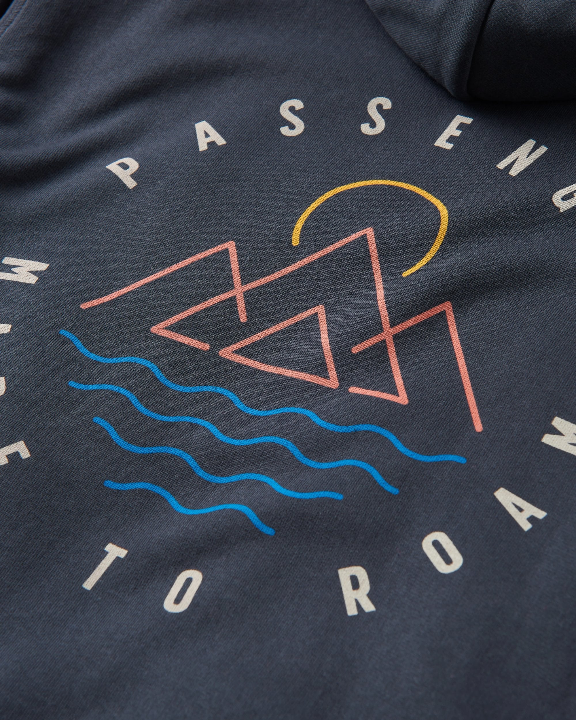 Escapism Recycled Cotton Hoodie - Black - Flatlay