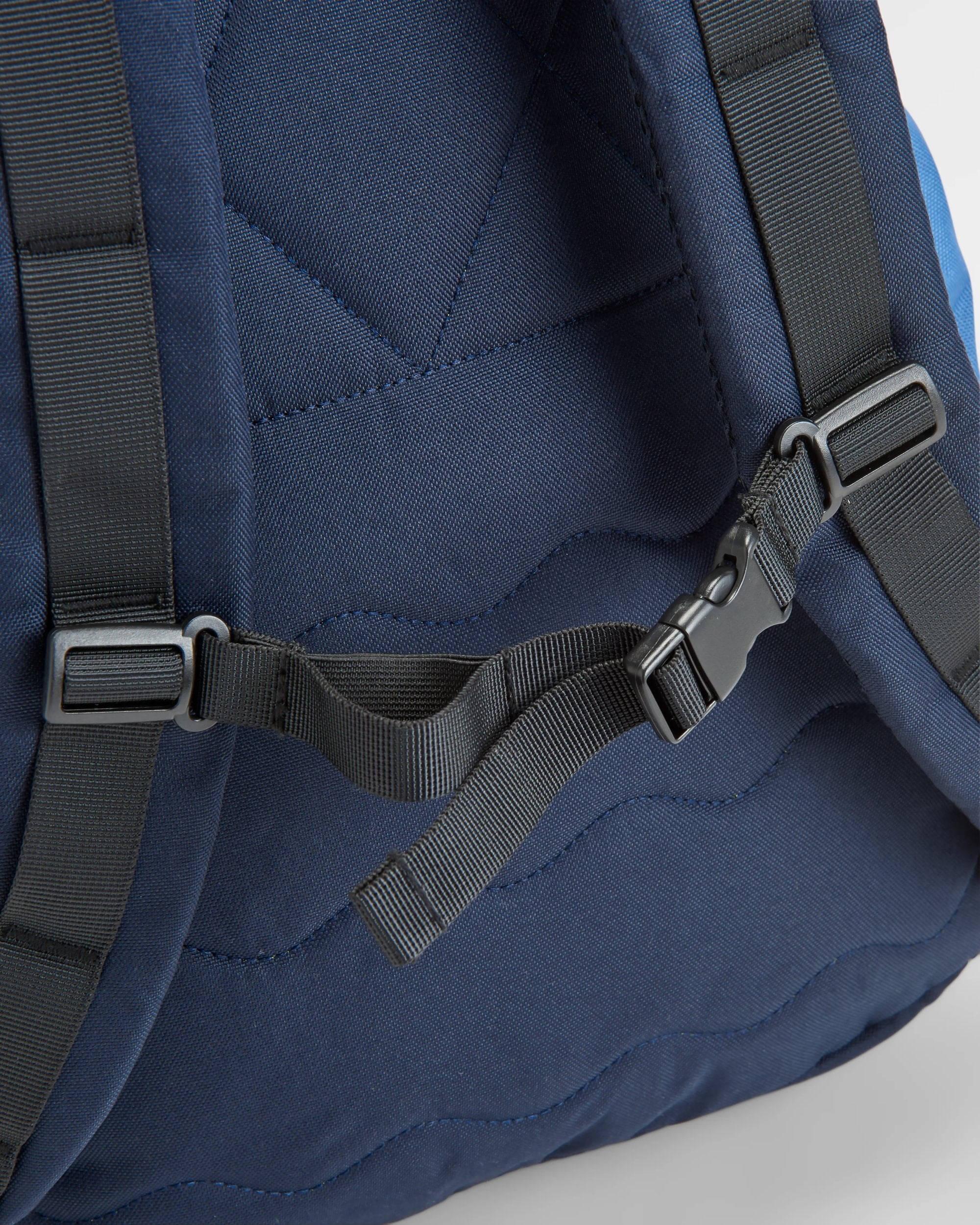 Boondocker Recycled 26L Backpack - Honey/Dark Denim/Rich Navy - Flatlay