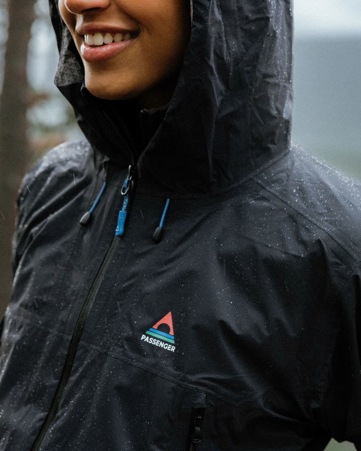 Trailscape Light Women's Waterproof Jacket - Black - Lifestyle