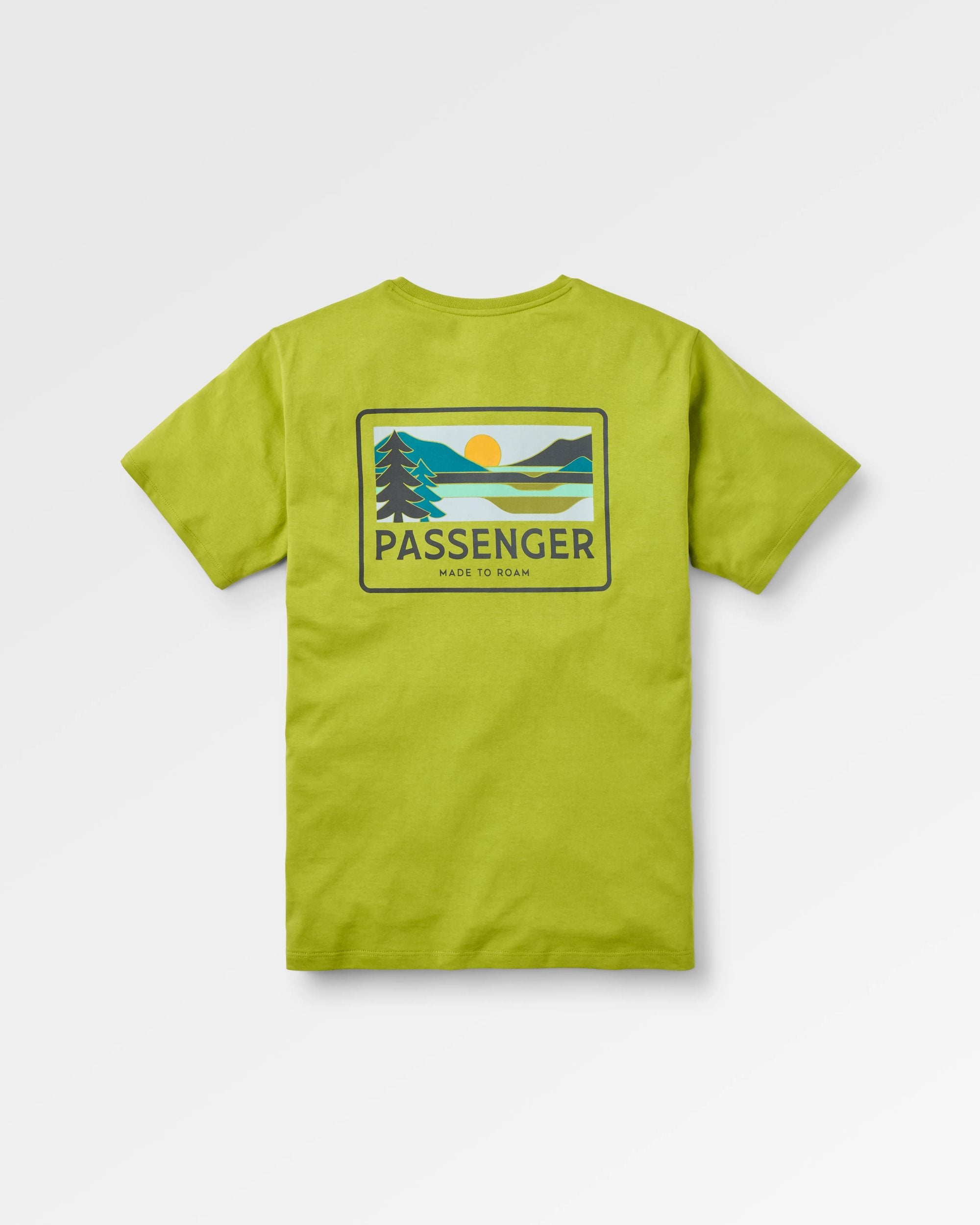 Roamer Men's T-Shirt - Tea Green - Flatlay