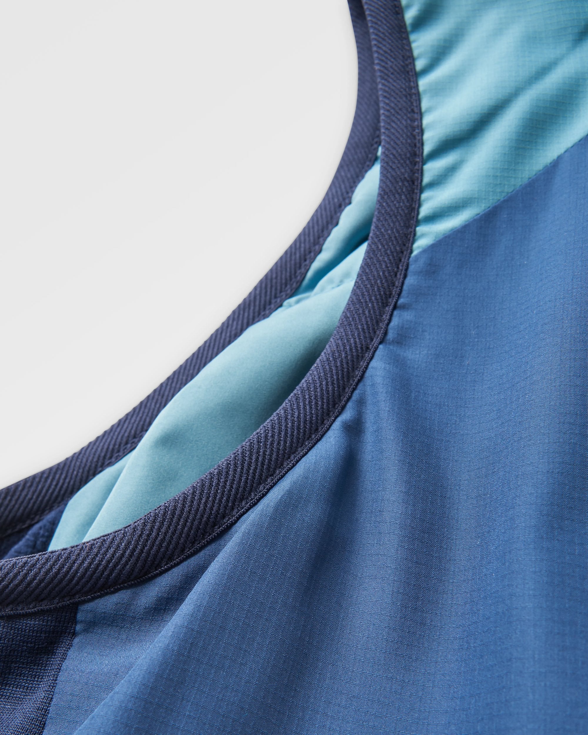 Shasta Lightweight Recycled Thermore® Insulated Gilet - Rich Navy/Dark Denim/Arctic - Flatlay