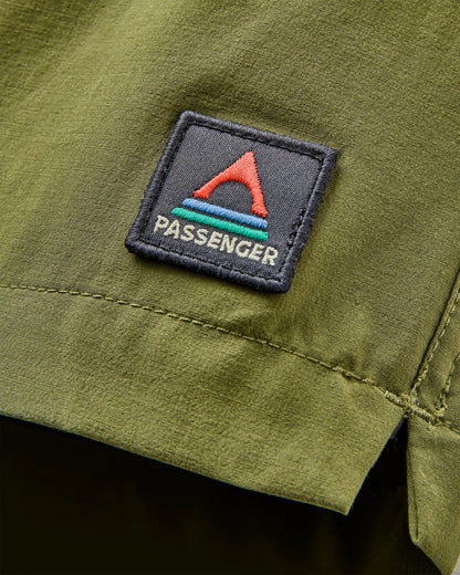 Traveller Organic All Purpose Short 2.0 - Khaki - Flatlay