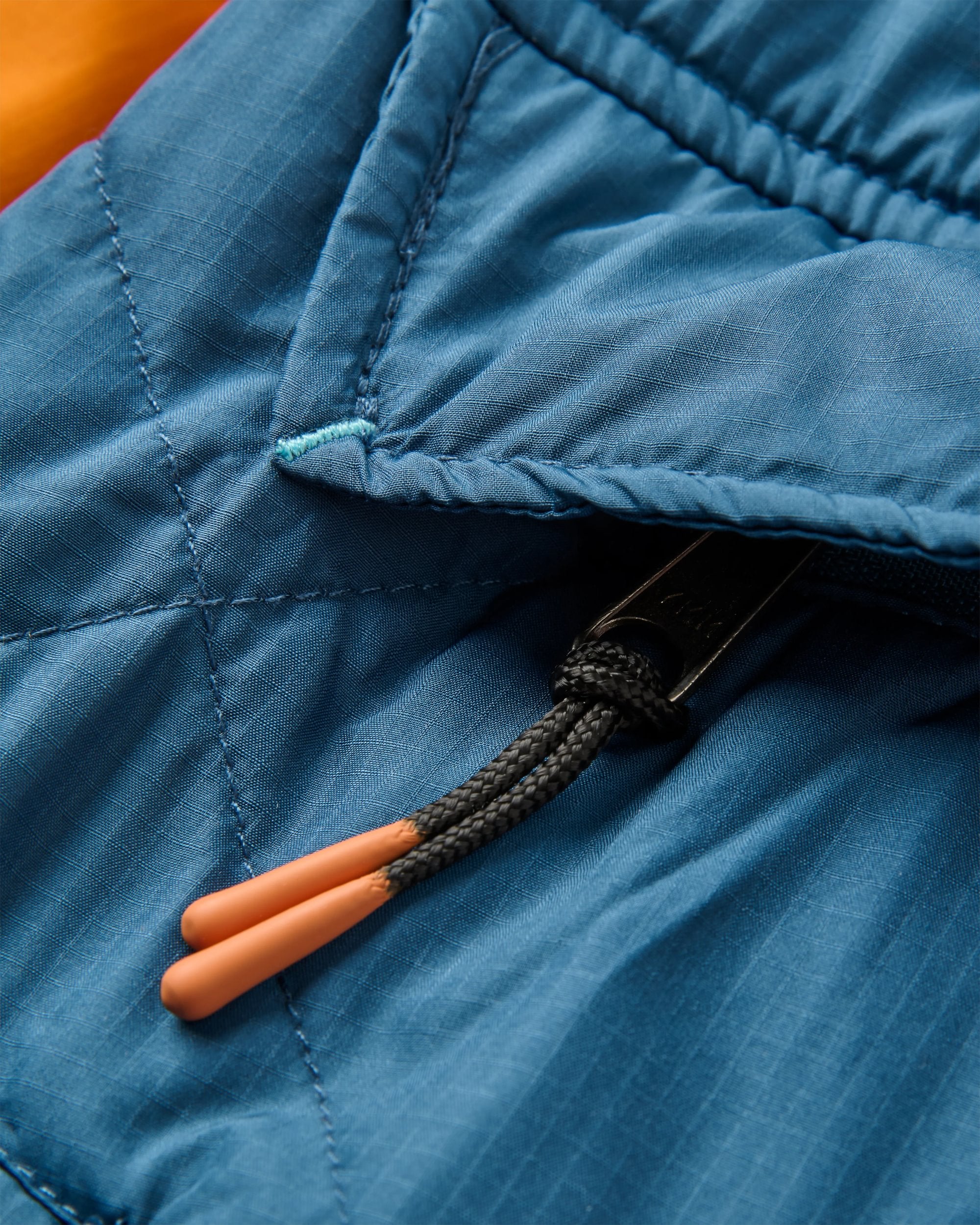 Ocean Recycled Insulated Anorak - Ensign Blue - Flatlay