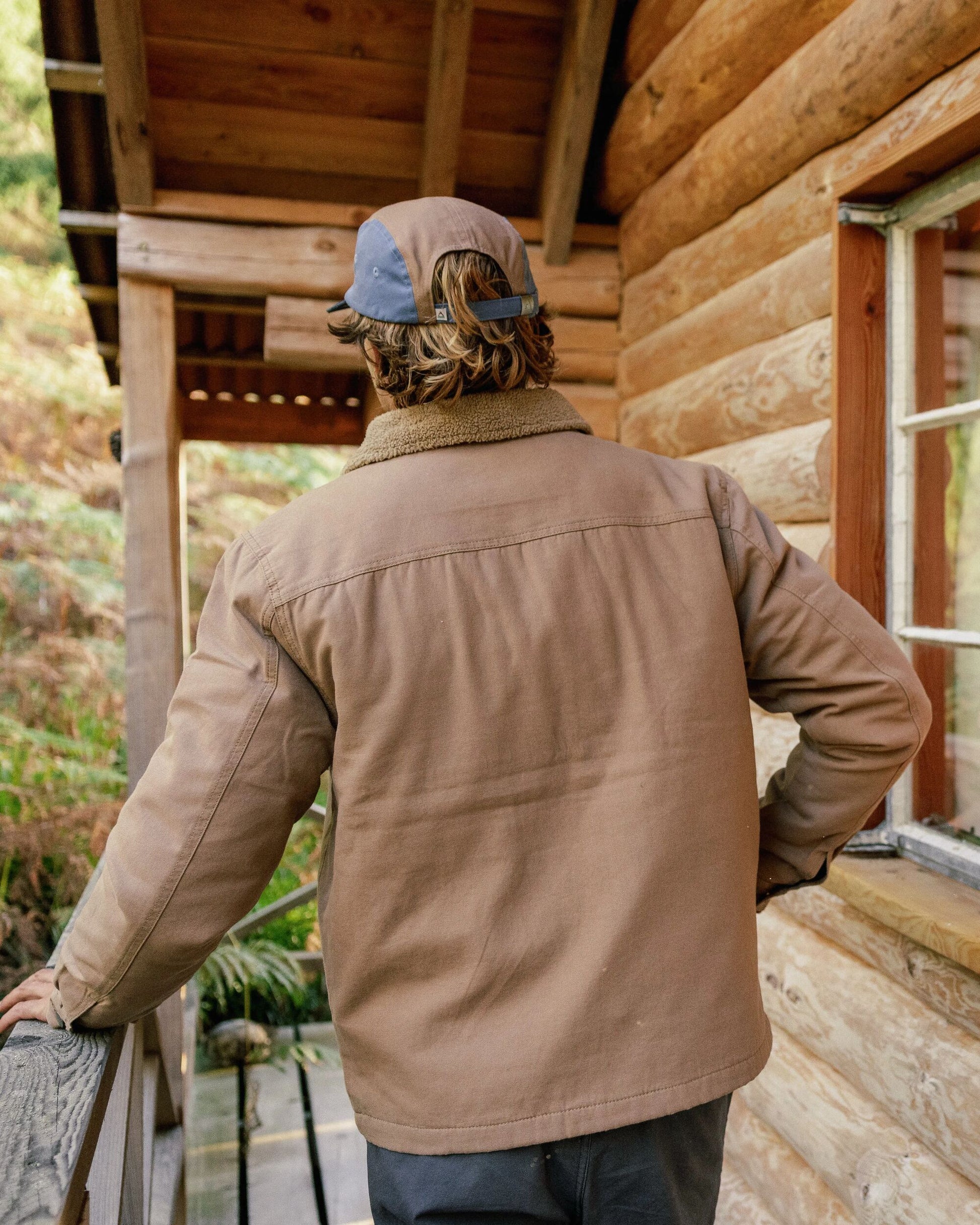 Falcon Organic Cotton Canvas Jacket - Toffee