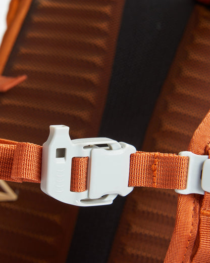 Trailscape Recycled 18L Backpack - Sunrise Orange - Flatlay