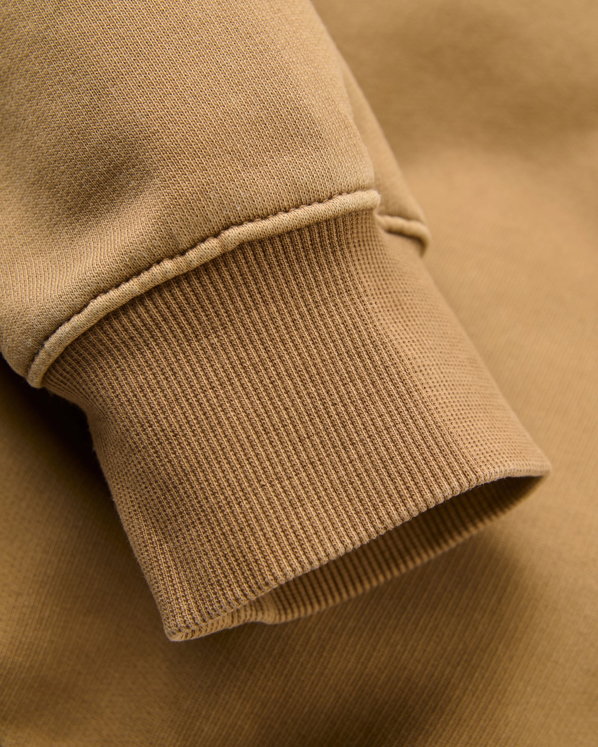 Boundless Relaxed Fit Sweatshirt - Caramel Brown - Flatlay