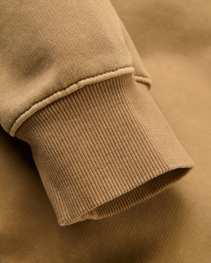 Boundless Relaxed Fit Sweatshirt - Caramel Brown - Flatlay