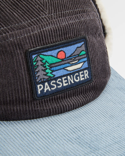 Daytime Recycled Cotton Sherpa Lined Hat - Charcoal - Flatlay