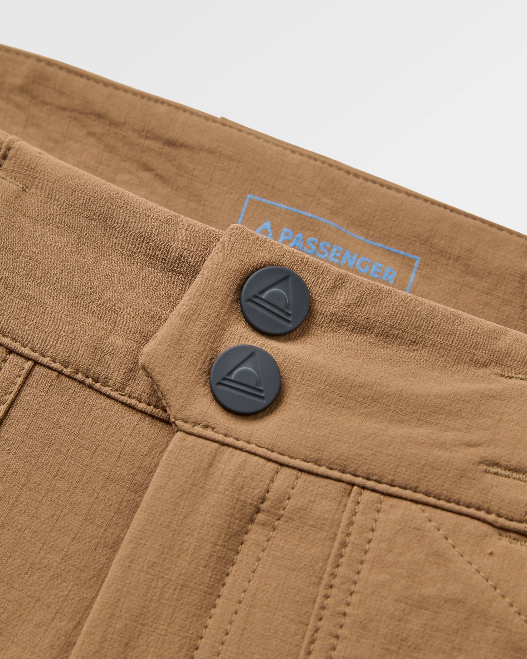 Ridescape Men's Active Short - Caramel Brown - Flatlay