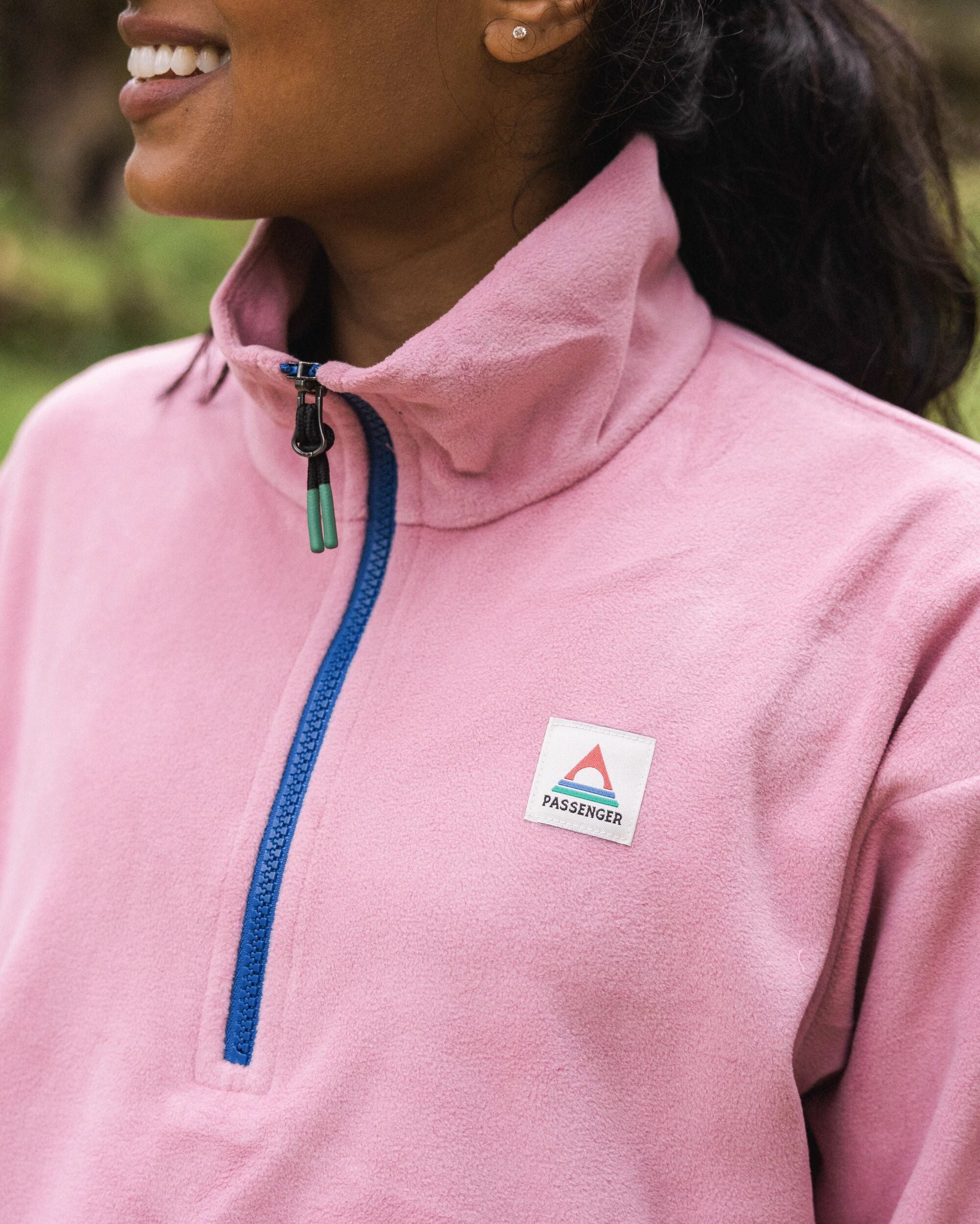 Ayla Recycled Micro Polartec® Fleece - Pink Haze - Lifestyle