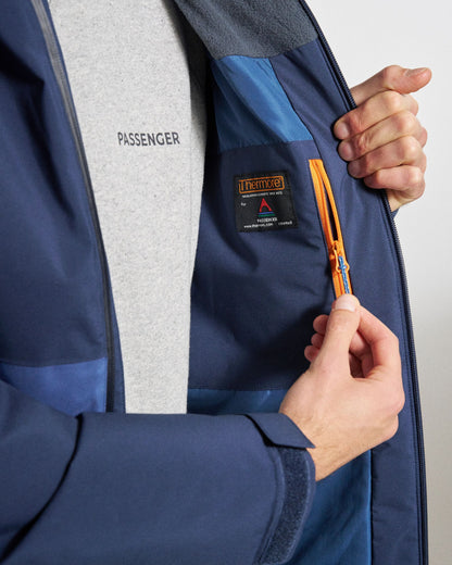 Eclipse Insulated Waterproof Jacket - Rich Navy - Studio Model